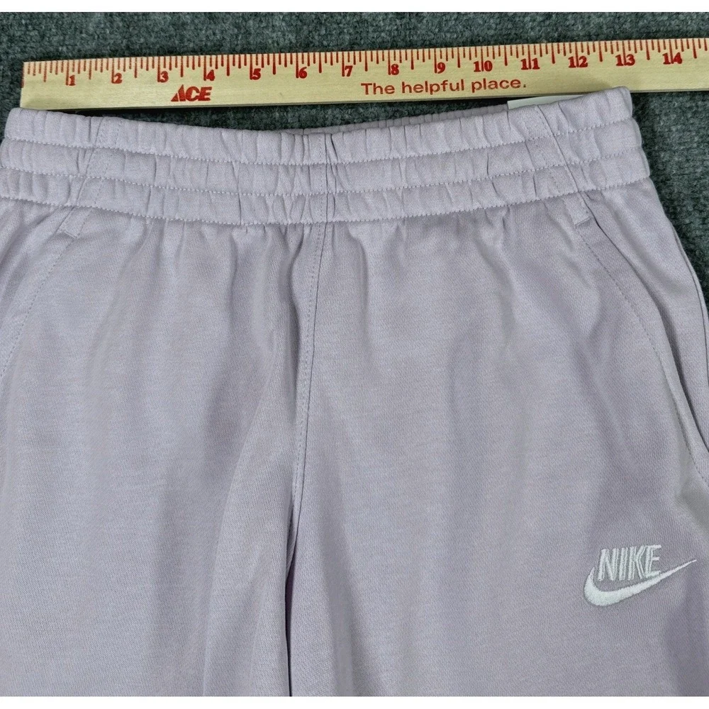 Nike Girls Large Lavender Purple Sportswear Shorts Embroidered Logo NWT